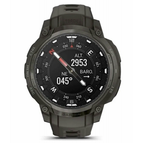 Watch Garmin Instinct Crossover Amoled Charcoal with Charcoal Silicone